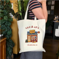 LiLo's Superheroes and Scones Cartoon Tote Bag Addicted Calloway Sisters Series by Krista Becca Ritchie Bookish Merch