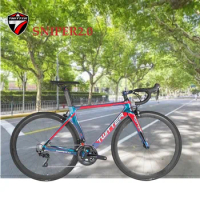 TWITTER SNIPER-Carbon Fiber Road Bike Wheelset, Inner Trace C Brakes, Breaking Wind Racing, T800Carbon Fiber, Bicycle, 700 * 25C