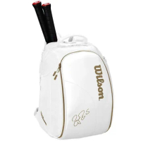 Wilson New Roger Federer DNA Backpack Tennis Bag 2-3 Rackets Bag Badminton Package Tennis Racquet Backpack Tennis Bag