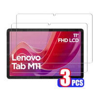 Screen Protector for Lenovo Tab M11 (11 Inch) 2024 Released Transparent Anti-scratch Tablet Tempered Glass Film Anti-fingerprint