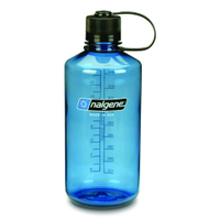 美國《Nalgene》 專業水壺 1000cc 窄嘴水壼 2078-2028 灰藍色