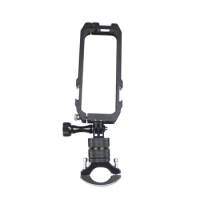 FEICHAO ONE X2 Camera Cage Magnetic Foldable Tripod Adapter Protective Frame Cover for Insta360 ONE X2 with 1/4 Cold Shoe Mount