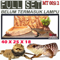 MT005I2 PAKET AKSESORIS TERRARIUM AKUARIUM KANDANG PANANA SALVA VARANUS KADAL REPTILE BIAWAK ENCLOSU