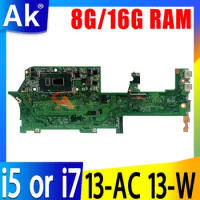 DAX31MB1AA0 DA0X31MBAF0 For HP Spectre X360 13-AC 13-W Laptop Motherboard With i5 i7 CPU 8G/16G RAM 907558-601 918042-601