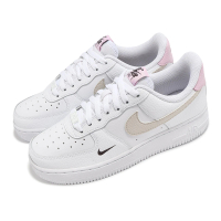 NIKE 耐吉 休閒鞋 Wmns Air Force 1 07 女鞋 男鞋 白 米白 粉紅 AF1 小勾(HF9992-100)