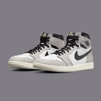 【NIKE 耐吉】休閒鞋 Air Jordan 1 High OG White Cement 爆裂灰 男鞋 DZ5485-052(休閒鞋)