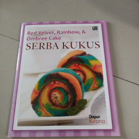 buku ori resep serba kukus red velvet, rainbow, & ombre cake