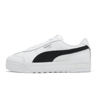 Puma 休閒鞋 Roma Feminine Wns 女鞋 白 黑 復古 微厚底 小白鞋 39860904