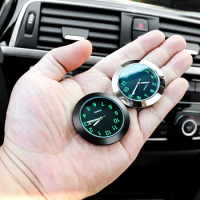 Car Clock Luminous Auto Ornament Car Accessories For Bmw Series 1 F20 Jetta Mk5 Car Decals Model 3 Fiat Uno Bmw E34