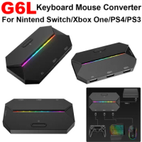 G6L Gaming Keyboard and Mouse Converter Adapter for Nintendo Switch Xbox One/S/X PS3 PS4 Game Console Controller Accessories