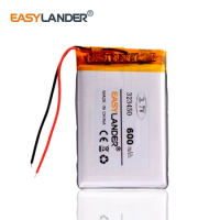 323450 3.7V 600mAh Rechargeable li Polymer Battery For SONY MP3 Game Player mouse GPS PSP Lampe speaker PRS-505 S639 E-Book