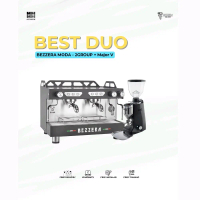 BEST DUO Espresso coffee machine Bezzera Moda 2 grup+ Grinder Mazzer Major V
