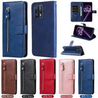 Realme 11 Pro Plus 5G Leather Wallet Zipper Book Case For OPPO Realme 10 Pro Case Realmi 6s 5s 7 8 i 9i 9 Pro Plus Flip Cover