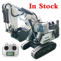 Liebherr 1/20 R 9800 RC Hydraulic Excavator Metal Heavy Mining Excavator with Automatic Retractable Stairs Excavator Model Toy