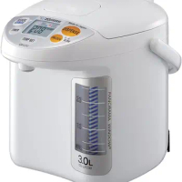 Zojirushi CD-LFC30 Panorama Window Micom Water Boiler and Warmer, 101 oz/3.0 L, White &amp; NS-ZCC10 Neuro Fuzzy Rice Cooker,