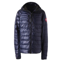 【CANADA GOOSE】Hybridge Lite Tech系列 男款 輕量連帽羽絨外套-深藍色(S號、M號、L號、XL號)