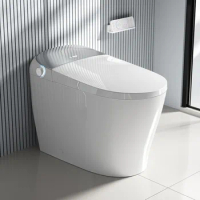 Luxury Smart Toilet with Bidet Built in, Bidet Toilet with Heated Seat, Elongated Japanese Toilet with Automatic Flush, Dryer