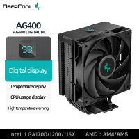 [Trend] deepcool ag400 digital 4 heat s CPU cooler temperature display 120mm argb cooling fan air ra