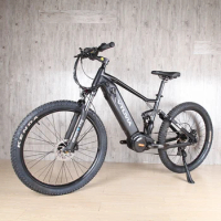 G510 1000w ebike Mid Drive full suspension e bike m620 electric mountain bike