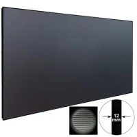 New Screens 80-120 Inch Slim Frame ALR PET Crystal Dark PVC Frame Style Fabric For Ultra Short Throw Laser Projector Sales Rohs