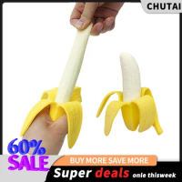 Squishies Elastic Simulation Peeling Banana Squishy Slow Rising Squeeze Toy Mochi Healing Fun Stress Reliever Antistress Toy