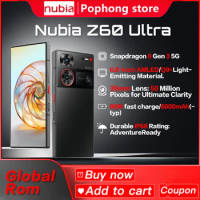 Global Rom Nubia Z60 Ultra Starry Blue Snapdragon 8 Gen 3 IP68 NFC 6000mAh 80W Fast Charge 5G Smart Camera Phone