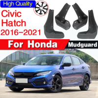 Set For Honda Civic Hatchback Hatch Type R 2016 - 2021 Mud Flaps Splash Guards Mudguards Fender Cover 2017 2018 2019 2020