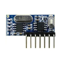 5PCS Super Heterodyne Receiver Module 433Mhz Remote Controlled Switching Wireless Decoding Module 4CH RX480-E