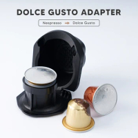 icafilas Reusable Adapter for Dolce Gusto Piccolo xs Maker &amp; for Nescafe Genio S Plus Nespresso Coffee Capsule Convert Holder