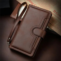 Flip Leather Wallet Case For Samsung Galaxy S23 S22 S21 S20 Plus Card Holder Slot Phone Case For Samsung Note 20 Ultra Cover