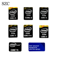 5PCS Original Intel Core 4th Generation I3 I5 I7 Celeron Sticker Label Laptop Metal Hologram Sticker