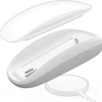 Magic Mouse 2 Grip with Wireless Charging Support, Magic Mouse 2 Charger, Magic Mouse Ergonomic Grip&amp;Mouse Base for Magic Mouse2