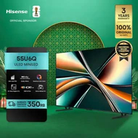 Hisense TV 55U6Q Vidaa Smart TV ULED MiniLED 55 inch Dolby Vision & Atmos 144Hz VRR Game Mode Pro Be