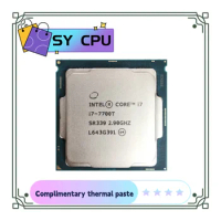 Used intel Core i7 7700T CPU Processor 2.9GHz Quad-Core LGA 1151