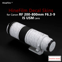 RF200-800 Lens Sticker 200800 Premium Decal Skin for Canon RF200-800mm F6.3-9 IS USM Lens Anti-scratch Cover Film Wrap Sticker