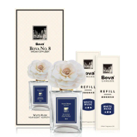 【Bova 法柏精品香氛】花漾經典擴香3入組 擴香瓶x1+補充瓶x2(3款香味 香氛 擴香 送禮 禮物 /母親節送禮)