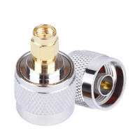 1Pcs RF Coaxial Connector SMA Male to BNC TNC MCX MMCX UHF N F Male Plug / Female Jack Adapter Use For TV Repeater Antenna