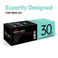 วิตามินรวม 5-in-1 สำหรับผู้ชาย GNC Mega Mens 30+ Vitapak ช่วยลดความเครียดและบำรุงกระดูก 30 เม็ด ผลิต