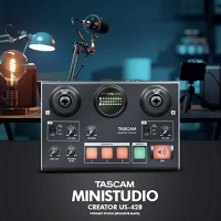 【eYe攝影】Tascam US-42B 高音質 個人廣播錄音介面 錄音 Podcast 直播 創作 混音器 錄音器