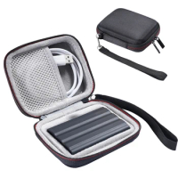 1 Pcs EVA Carrying Case Bag for Samsung T7 Shield/T9 4TB/2TB/1TB SSD Portable SSD Hard Drive Case Travel Portable Storage Bag