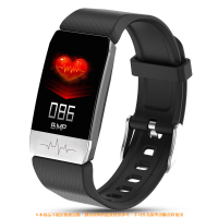T1S實時體溫測量心率血壓血氧監測T1運動手錶IP67智能手環