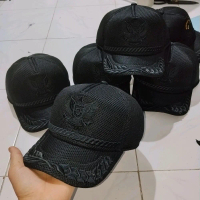 topi garuda lis rantai padi kapas bordir timbul bahan laminating tebal. . bisa pake nama dan jabatan