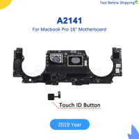 2019 Original A2141 Motherboard For MacBook Pro 16" A2141 Logic Board 820-01700-A CPU i7 i9 RAM 16GB 32GB 512GB 1TB