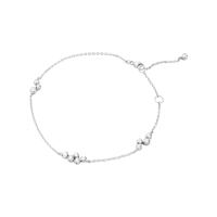 【Georg Jensen 官方旗艦店】GEORG JENSEN SIGNATURE DIAMONDS 手鍊(18K白金 鑽石)