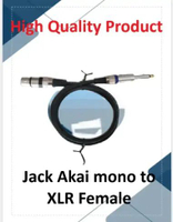 kabel mic premium Jack Akai Mono to XLR Female 1M