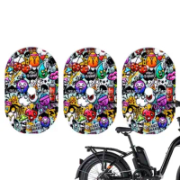 Air Nozzle Stickers 3pcs Self Adhesive Decal For Road Bike Water-Resistant Bike Decals Bike Sticker For Bicycle Road Bike