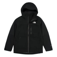 【The North Face 官方旗艦】北面男款黑色DryVent防水透氣抓絨內裡三合一外套｜89ZSJK3