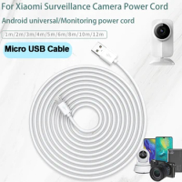 12M Micro USB Cable For Xiaomi Camera Monitor Mobile Phone Power Bank Driving Recorder Projector Extension cord Charge Cable