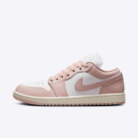 【NIKE 耐吉】Wmns Air Jordan 1 Low 男女 休閒鞋 低筒 AJ1 白 草莓牛奶(DC0774-162)