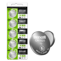 【maxell】CR1620 鈕扣型電池 3V專用鋰電池-1卡5顆入 日本製